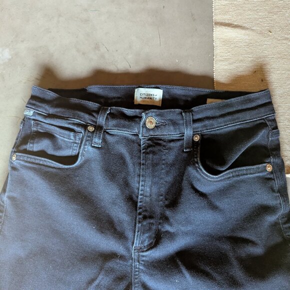 Citizens of Humanity Isola Crop Straight Leg Jeans (Chamber) - Picture 2 of 16